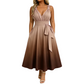 🥳 TOP TREND 2026 👗 Verloop Jurk met V-hals –Elegante pasvorm & luchtige zomerstijl🌸