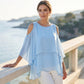 🔥 50% KORTING🔥 Chiffon Poncho Top – Luchtig & Elegant ✨