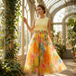 ⏰ Laatste Kans -50% 🌺 Bloemenrok met Hoge Taille ✨
