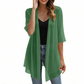 🔥50% KORTING 50K+ VERKOCHT🌤️🧥Dames open chiffon vest UV-beschermend luchtig zonder bulk
