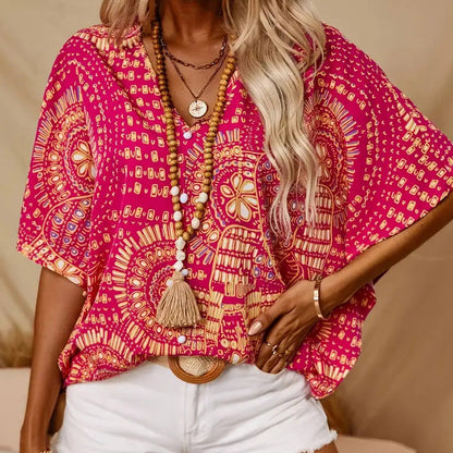 🌸 50% KORTING 👚 Bloemen Top – Luchtig & Comfortabel