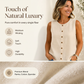 🔥 50% KORTING 🌿 Dames Linnen Top – Ademend & Elegant Comfort ✨