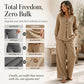 🏆 50K+ SOLD 🔥 Dames Casual Outfit – V-Hals, Wijde Broek & Vrije Beweging 💞