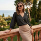 💖👚 50K+ VERKOCHT | Losse V-hals Blouse – Verbergt Buikje 🌸
