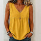 🌿 50% KORTING ✨ Dames Linnen Top – V-Hals & Luxe Kantdetail 💛