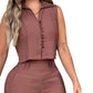 🌸 Nieuwe Collectie – Dames 2-delige set met mouwloze top & wijde broek 👗 Luchtige pasvorm, elegante uitstraling & ultiem zomercomfort ✨