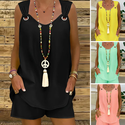 🌸 TOP TREND 💃 Tanktop Set – Ademend, elegant & flatterend 🌿