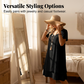 🌿 50% KORTING 👗 Katoen-Linnen Jurk – Ademend & elegant comfort ✨