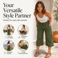 🔥 50% KORTING + 50K+ SOLD 👖 Dames 7/8 Wijde Broek – Luchtige katoenmix, comfortabel & slankmakend ✨