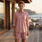 🔥 50% Korting | Katoen-Linnen Blouse met Elegante Plooien ✨S-5XL 👗