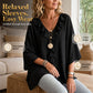 🔥50% KORTING ✨ V-Hals Blouse met Ruches – Elegant & Comfortabel