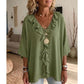 🔥50% KORTING ✨ V-Hals Blouse met Ruches – Elegant & Comfortabel