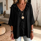 🔥50% KORTING ✨ V-Hals Blouse met Ruches – Elegant & Comfortabel