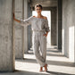 🔥 50% Korting 👗 Off Shoulder Jumpsuit Chic & Comfort