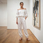 🔥 50% Korting 👗 Off Shoulder Jumpsuit Chic & Comfort