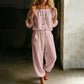 🔥 50% Korting 👗 Off Shoulder Jumpsuit Chic & Comfort