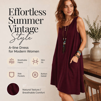 🌿 50% Korting 👗 Linnen Jurk Ademend & Comfort