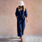 🌿 Top Trend ✨ Linnen Jumpsuit met Tailleband & Elegante Pasvorm
