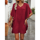🔥 50% Korting 👗 V-Hals Jurk Zacht & Comfortabel
