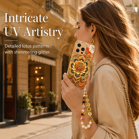 🔥 50% KORTING 🌸 Lotus Telefoonhoesje – Luxe & Uniek Design ✨