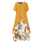 💥LIMITED TIME 50% OFF 🌸 Tweedelige Look Bloemenjurk | Losse Pasvorm & Elegante Stijl