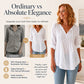 🔥 50% KORTING ✨ V-Hals Blouse – Ademend & Elegant 👚