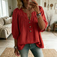 Women's 3/4 Sleeve Loose Fit Tunics Top
