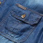 🔥 Bestseller – Nu Extra Voordelig 👕 Heren Denim Overhemd met Korte Mouwen – Vintage Look, Dubbele Borstzakken & Casual Comfort ✨