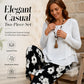 💃 TOP TREND ✨ Bloemenprint Set 👗 Losse Pasvorm & Comfort