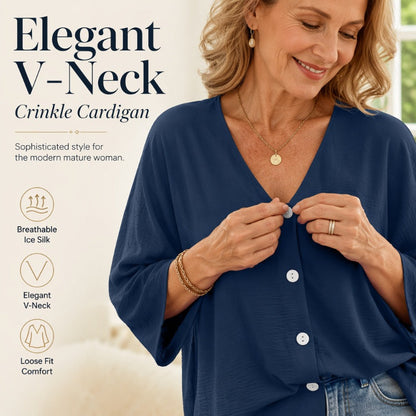 ✨50% KORTING 🌷 Dames V-Hals Cardigan – Elegant & Zacht