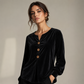 ✨ Nieuwe Collectie 50% KORTING 💕 Fluwelen Blouse – Zacht, Elegant & Comfortabel