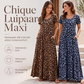 🔥 50% KORTING 👗 Luipaard Maxi-Jurk – Los & Comfortabel