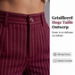 ✨ Tijdelijke Deal 👖 Gestreepte Wijde Pantalon – Hoog & Flatterend