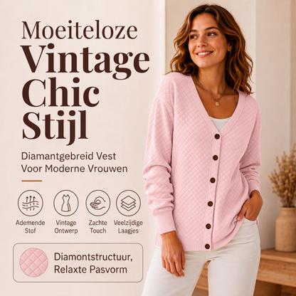 🔥 Nieuw Binnen – Nu 50% KORTING✨ Cardigan V-Hal – Macio e Confortável