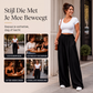 💎 Exclusieve Deal 👖 Dames Wijde Pijpen Pantalon – Hoge Taille & elegante flatterende pasvorm