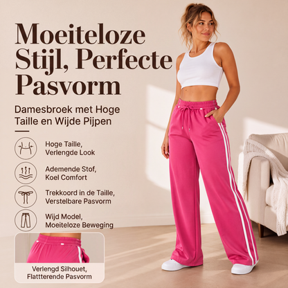 ✨ Nieuwe Collectie 👖 Dames Hoge Taille Rechte Pijp Broek – Elegante pasvorm, flatterend silhouet & tijdloze stijl 🌸