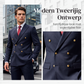 💎 Exclusieve Deal 👔 Heren 2-Delig Pak met Getailleerd Colbert & Broek – Elegante pasvorm, moderne uitstraling & comfortabele stijl ✨