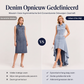 🌸 Nieuwe Collectie 👗 Dames Denim Jurk Zonder Mouwen – Asymmetrische zoom, trendy look & comfortabele pasvorm ✨