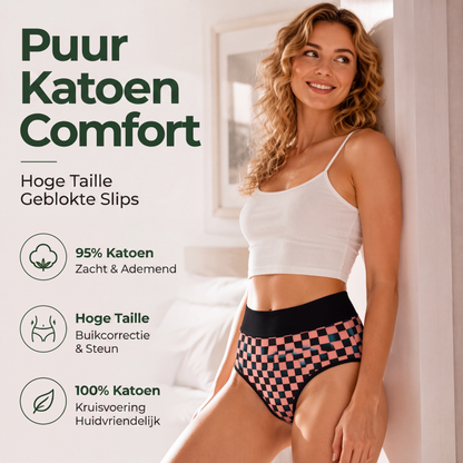 💎 Exclusieve Deal 🩲 Dames Zachte Hooggetailleerde Stretch Onderbroek – Comfortabele pasvorm, perfecte ondersteuning & dagelijks draagcomfort ✨