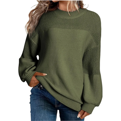 ✨ Nieuw Binnen 👚 Dames Losvallende Gebreide Trui met Lange Mouwen – Comfortabele pasvorm, zachte stijl & moeiteloze elegantie 🌸