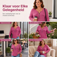 🔥 50% KORTING 👚 Dames Geribbelde Gebreide Top met Lange Mouwen – V-Hals met Rits, elegante pasvorm & zachte comfortstijl ✨