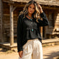🔥 Vandaag Extra Voordelig 💃 Dames Vintage Casual Top met Franjes en Kwastjes ✨ Retro charme, speels design en comfortabel dagelijks model