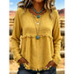 🔥 Vandaag Extra Voordelig 💃 Dames Vintage Casual Top met Franjes en Kwastjes ✨ Retro charme, speels design en comfortabel dagelijks model