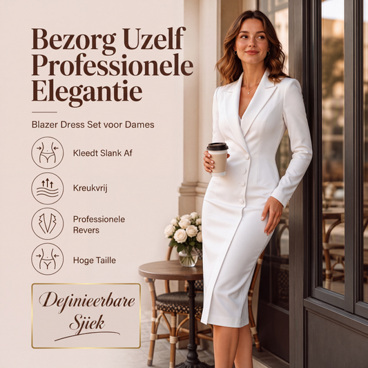 💎 Exclusieve Deal 👗 Elegante Asymmetrische Blazerjurk voor Dames ✨ stijlvolle uitstraling, unieke snit & zelfverzekerde look