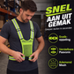 🚨 Tijdelijke Aanbieding 🦺 Reflecterend Veiligheidshesje met Zak ✨ hoge zichtbaarheid, verstelbaar & ideaal voor werk en buitenactiviteiten