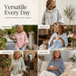 🔥 Tijdelijke Aanbieding 👕 Dames Gestreepte Hoodie met 3/4 Mouwen – Losse Pasvorm & Ultiem Comfort ✨