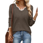✨ Nieuwe Collectie 👗 Dames Casual Gebreide Top met Lange Mouwen – Zachte Comfort & Elegante Dagelijkse Look 🌸