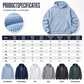 🔥 Tijdelijke Korting 👕 Heren Hoodie met Volledige Rits & Wafelstructuur – Moderne Look, Comfortabele Pasvorm & Veelzijdige Stijl ✨