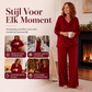 💎 Exclusieve Deal ✨ Dames Fluwelen Set met Watervalhals Top & Wijde Pijpen Broek – Luxe Uitstraling, Zachte Comfort & Elegante Pasvorm 🌸