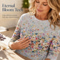 ✨ Nieuw & Trendy 👕 Dames Bedrukt T-Shirt met Ronde Hals – Unieke Print, Casual Elegante Stijl & Comfortabele Pasvorm 🌸